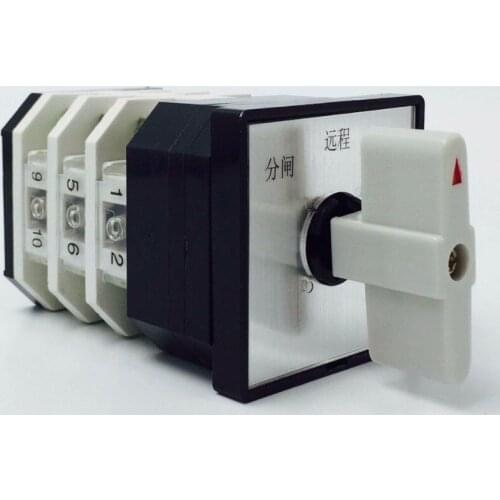 LW12-16/3 Universal Change-over Switch Silver Point Rotating Part Gate Long-range Combine Combine Switch