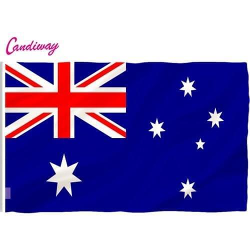 Wholesale 90x150mm Wave AUSTRALIA 3x5 Feet Super-Poly Indoor/Outdoor Australian FLAG Country Banner Christmass gifts
