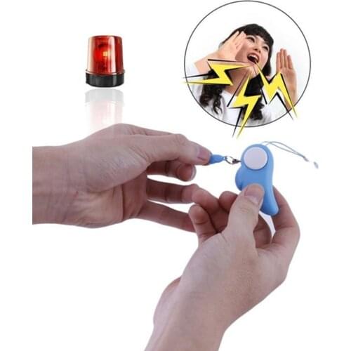 Personal Protection Alarm Anti-Attack Panic Safety Alarm Alarm Mini Security Loud For Girl Emergency Rape Q5J0
