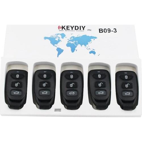 5pcs KEYDIY KD900 B Series Remote Control KD B09 Key for KD900+ Key Programmer URG200 Machine