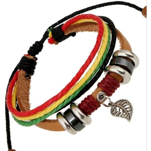 CHENFAN punk popular national style hand woven leather bracelet men and women universal Bracelet creative retro accessories gift