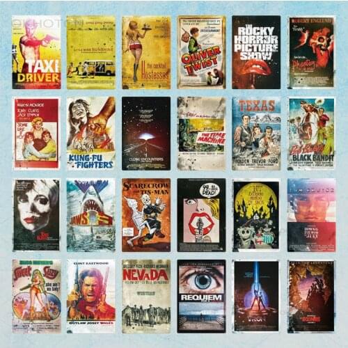 Vintage Movie Metal Poster Metal Sign Plaque Metal Tin Sign Bar Pub Club Wall Decor Retro Home Decor Decorative Plate