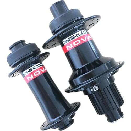 Novatec D791SB-CL-B15 D902SB-CL-X12 Center Lock BOOST Hubs Front 15*110 Rear 12*142 28h 32h Thru Axle Disc MS Micro Spline 12SP
