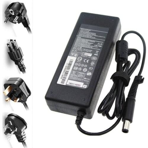 19V 4.74A 90W Charger for HP Laptop EliteBook PC ElitePad Envy HDX Mini Pavilion Compaq Presario Workstation Notebook With Cord