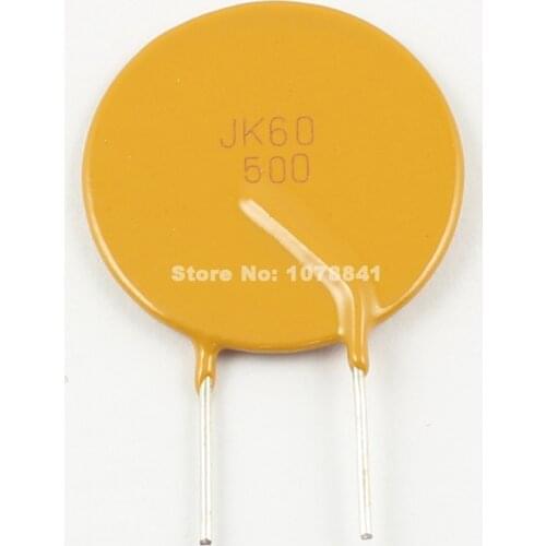 10pcs New JinKe Polymer PPTC PTC DIP Resettable Fuse 60V 5A JK60-500