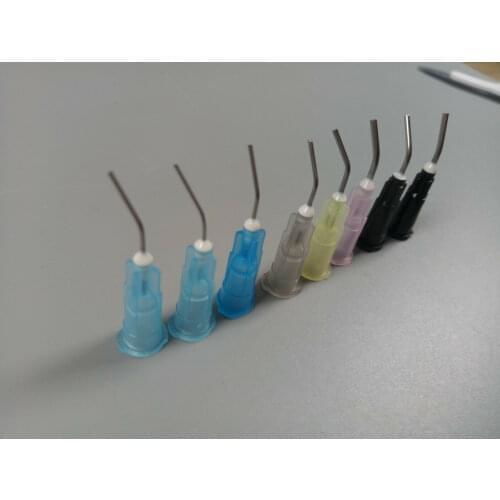 1000Pcs Disposable Safety Prebent Irrigation Needle Flow Resin Conveyor Tips