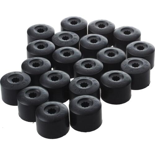 20 Wheel Nut Bolt Cover Cap 17mm For Golf MK4 Passat Audi Beetle