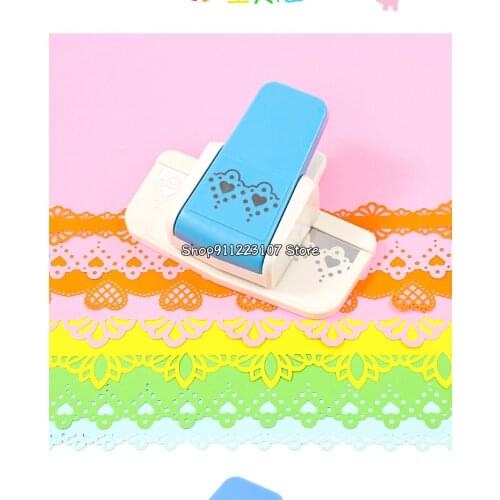 Large 3d Fancy Border Embossing Hole Punch Cards For Scrapbooking Punches Handmade Edge Device Diy Paper Cutter School Tool