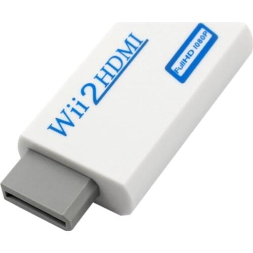 For Nintendo Wii Hassle Free Plug and Play For Mando Wii to HDMI 1080p Converter Adapter Wii2hdmi 3.5mm Audio Box For Wii-link