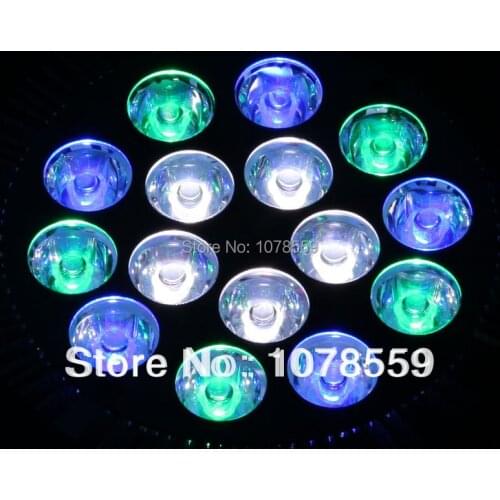 E27 45W 5White 5Blue 5Green LED Grow Light Fish Tank Aquarium Lamp AC85~265nm 517.5-520:465-467.5nm:10000-12500K