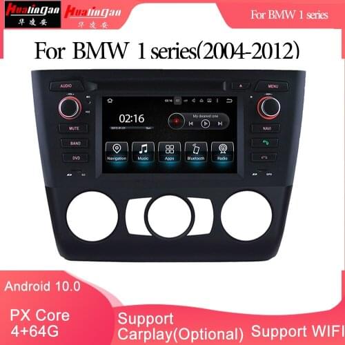 Hualingan For BMW 1 series,6.2 inch Android car multimedia system PX Core 4G internet 64G storage WIFI Carplay