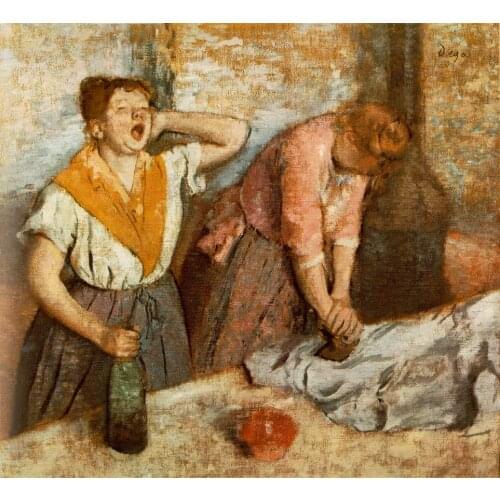 Les Repasseuses (Woman Ironing) hand painted oil painting for living room decoration art wall