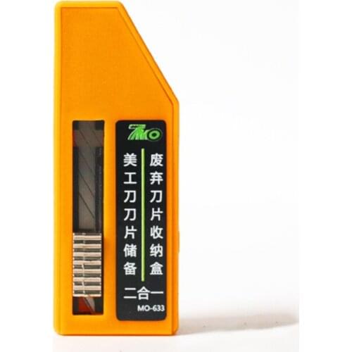 Yellow Blade Disposal Tool Disposal Blade Containers Safety Blade Disposal Case MO-633