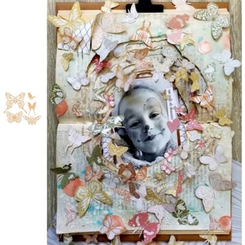 Butterfly Metal Cutting Dies for DIY Scrapbooking Album Paper Cards Decorative Crafts Embossing Die Cuts