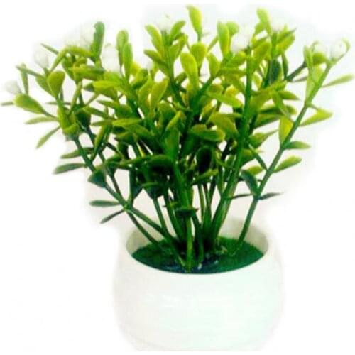 Simulation Potted Plant Artificial Perfect Plastic Display Mold Bonsai Artificial Plants Home Decor flores artificiales