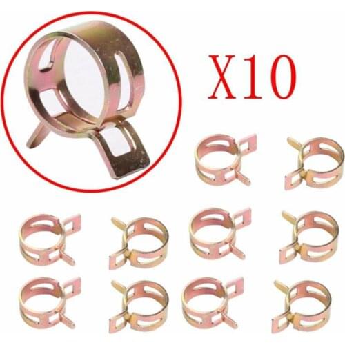 Set Spring Clips 8mm Vacuum Oil Fuel Equipment Tools Replacement 10pcs