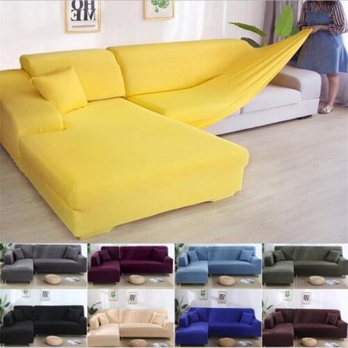 Solid color elastic sofa cover edging used for living room sofa cover L-shaped sofa seat cover seat covercushion sofa cover