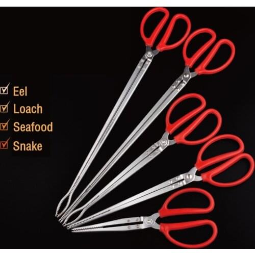 Professional Stainless Steel Retractable Snake Hook Reptile Catcher Stick Rattlesnake Grabber Pick-up Handling Tool 70-140cm