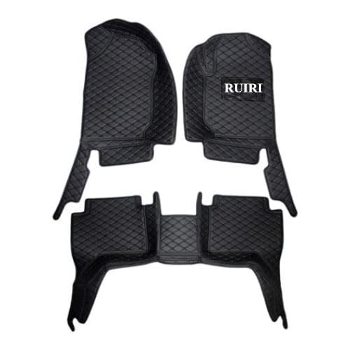 Custom special car floor mats for Right Hand Drive Toyota 4 Runner 5 seats 2009-2002 waterproof durable carpets for 4Runner 2005