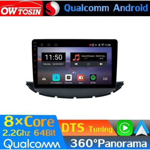 Qualcomm 8Core Android Car Media For Chevrolet Trax Tracker 2016-2019 GPS 360 Panoramic Radio CarPlay Auto DTS HIFI Optical HDMI