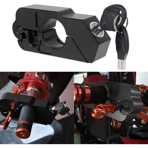 Motorcycle Grip Lock Universal Grip Handlebar Lock Motorcycle Accessories Bike Brake Lever Throttle Security Anti Theft Scooter
