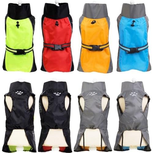 Small Dog Raincoat Winter Dog Clothes Waterproof Jacket Coat Night Reflective Dog Clothes Puppy Raincoat Winter Jacket Coat 30