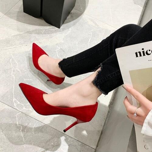 Women High Heels Plus Size Ankle Shoes Female Two Piece Sexy Party Wedding Pointed Toe Zapatos De Mujer Sneakers 2020 New