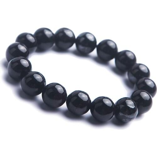 Genuine Natural Purple Sugilite Round Loose Beads Women Lady Charm Stretch Bracelet 13.5mm