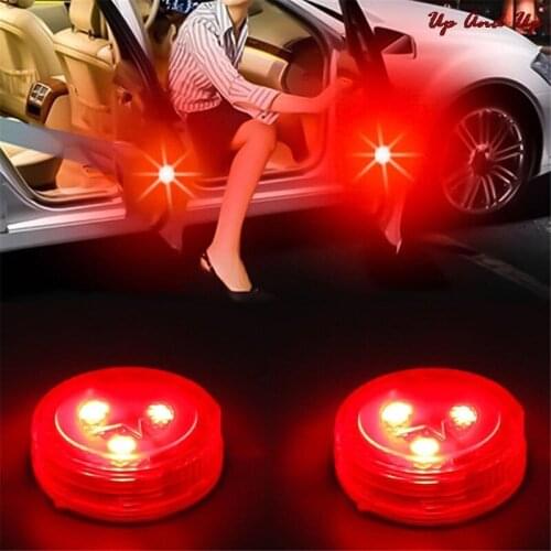 1PC Red 3V LED Car Door Open Warn Flash Lights Waterproof Anti Collid Signal Light Lamp