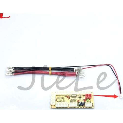 10sets 2.8mm terminal LED cable arcade push button led lights wiring Harness to 2pin cable DIY arcade Kits for Jamma parts