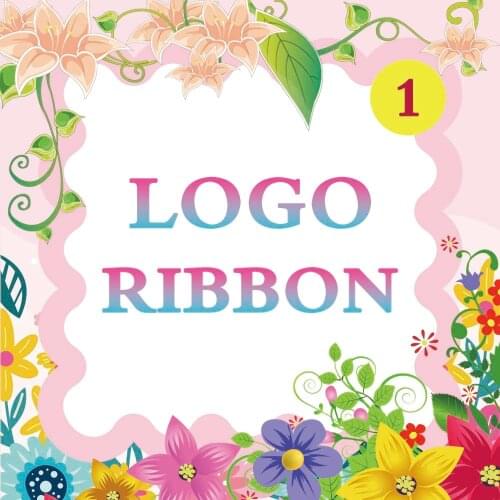 50 yards/lot) High quality 16mm 22mm 25mm 38mm 50mm 75mm custom printed grosgrain ribbon