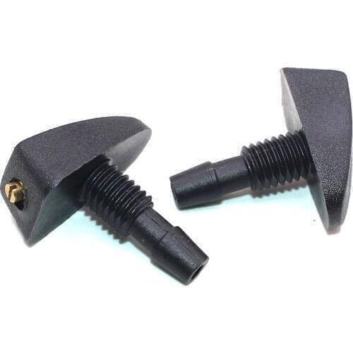 2021 Universal 2pcs Car Windshield Washer Jet Nozzles Fan for Honda civic crv fit Citroen c5 x7 Lexus gx460 gs300
