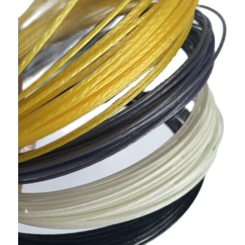 3Pcs Free Shipping to EU 12m Concave Shape Poly Tennis Racquet String 1.23mm Polyester Tennis Strings