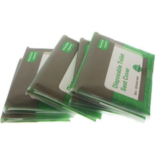 5Packs 50Pcs/lot Convenient Travel Disposable Toilet Seat Cover Wc Mat 100% Waterproof Toilet Paper Pad Bathroom Accessories