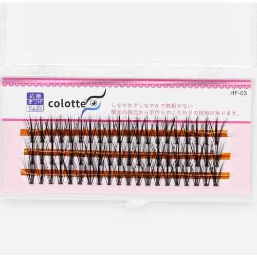 60 Bundles Natural Mink Individual EyeLashes Russian 3D Volume Grafting Fake False 20D Cluster Eyelash Extension Bunche Cilias