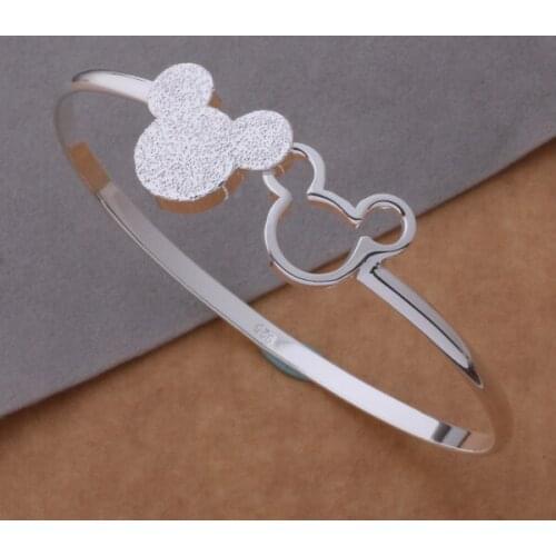 AB036 Hot Sale High Quality Silver Color Fine Jewelry,Wholesale Fashion Jewelry High Quality Fashion Bangles Mikey /brxakje