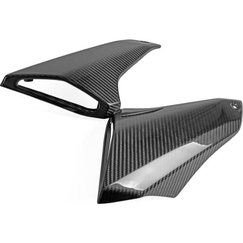 Rael Carbon Fiber Tank Side Fairings Air Intake Cover 2pcs For Yamaha MT09 MT-09 FZ09 FZ-09 2014 2015 2016 2017