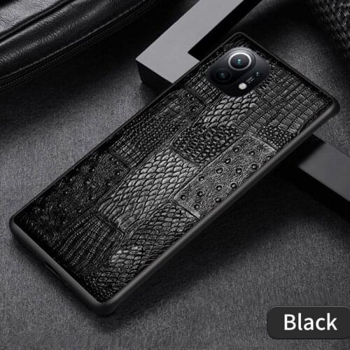 For xiao mi 11Ultra 5G Back cover Genuine Leather First layer Cowhide 8 9 9SE 10 lite Pro plus 4G Mix3 Max3 mobile phone case