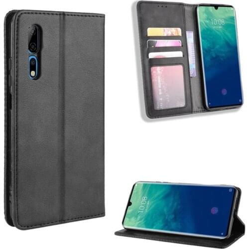 For ZTE Axon 10 Pro 5G Case 6.47 inch Luxury Flip PU Leather Wallet Magnetic Adsorption Case For ZTE Axon 10 Pro Phone Bags