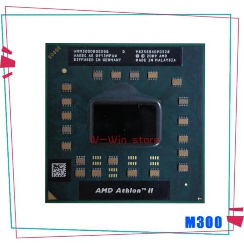 AMD Athlon II Dual-Core Mobile M300 2.0 GHz Dual-Core Dual-Thread CPU Processor AMM300DBO22GQ Socket S1