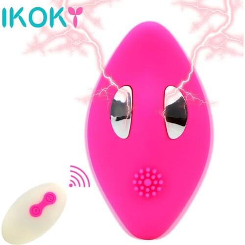 IKOKY Eletric Shock Vibrating Egg 8 Speed Wearable Female Masturbator Clitoris Stimulator Remote Control G Spot Vibrator