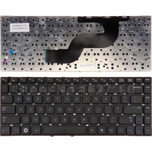 US Keyboard For SAMSUNG RV411 RV412 RV415 RV420 BLACK Without FRAME PN:V122960BS1-US New Laptop Keyboards With F