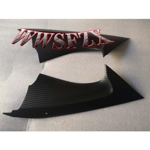 A pair NEW Carbon ABS Injection Mold Fairing Left Right Air Duct Tube Cover Fairing For YZF 600 R6 YZF R6 2009-2016