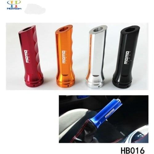 RASTP-MOMO RACING Universal Auto Car Aluminum Hand Brake Sleeve Handbrake Handle Hand Protector Cover LS-HB016