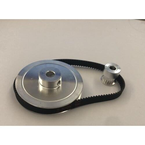1SET Timing Belt Pulley GT2 72 teeth 16 tooth Reduction 4.5:1/1:4.5 3D printer accessories belt width 6mm,Bore 6&6mm