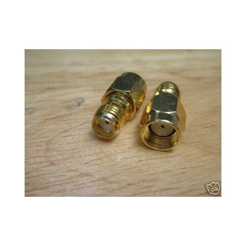 1pcs RP-SMA Male to SMA Female RF Adapter Connector 55A
