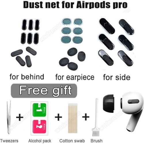 10pcs Earphone Dustproof Net Replace Metal Waterproof Filter Sound Outlet Anti-rust Sticker Earpiece Handset Net for Airpods Pro