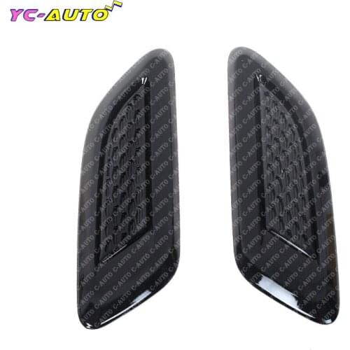 2pcs Car Hood Air Vent Outlet Wing Cover Trim Car Exterior Decoration For Land Rover Range Rover Evoque 2012 20154 2015-2018