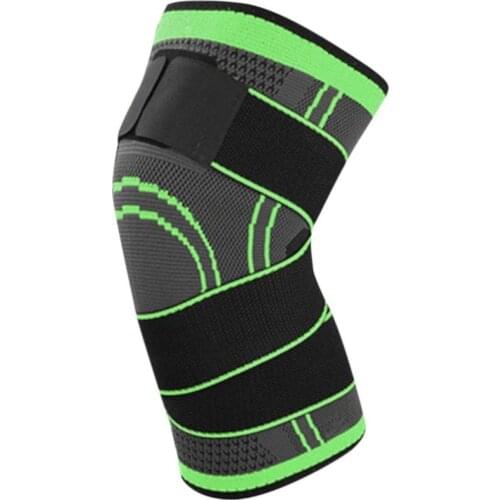 TSAI 3D Pressurized Fitness Running Cycling Bandage Knee Support Braces Elastic Nylon Sports Pad Sleeve Ship Today Hot Sale