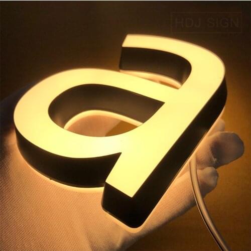 Acrylic Mini House Numbers 0-9 ABC 3D Modern Customs outdoor Plates Stainless Steel Letter Sign Address Number for apartment